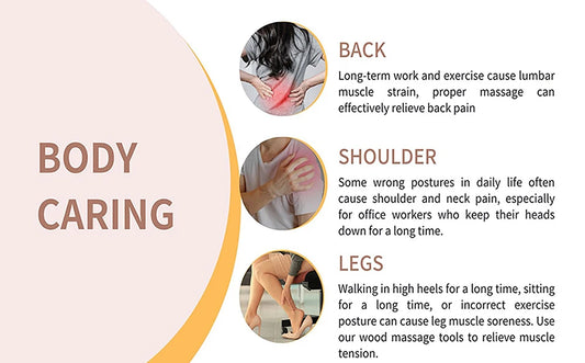 Flexible Wooden Roller – Target Hard-to-Reach Muscles