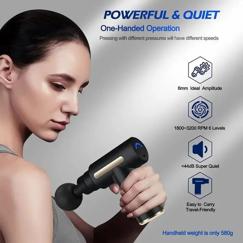 Electric Fascia Gun β Deep Vibration for Muscle Relief