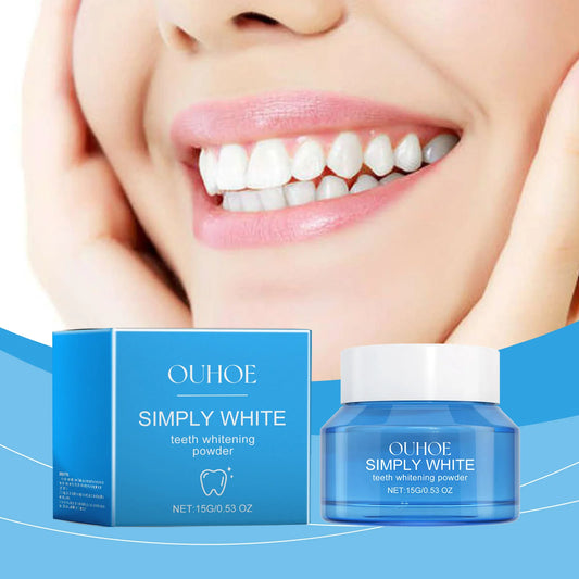 Merzuvo™ Teeth Whitening Powder – Removes Stains & Repairs Enamel