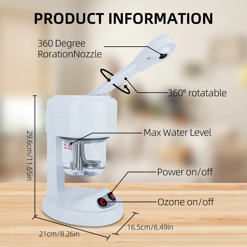Portable Facial Steamer β Warm Mist for Glowing Skin