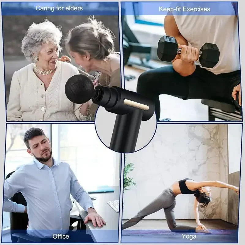 Electric Fascia Gun β Deep Vibration for Muscle Relief