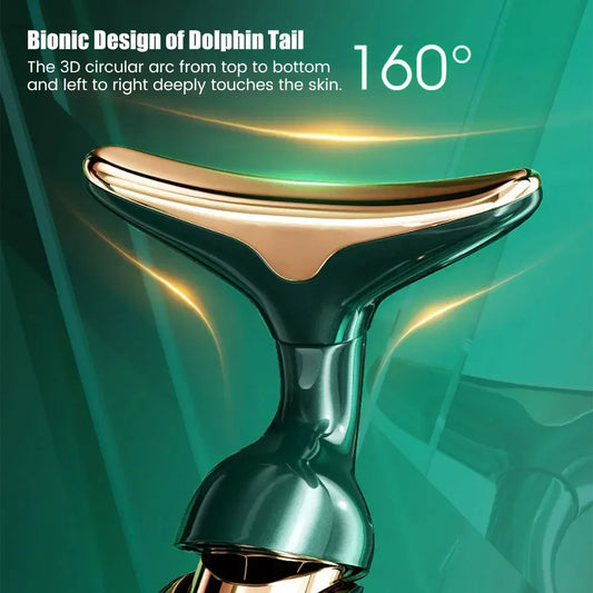 LiftGlow™ 3-in-1 Face & Neck Massager – Smooth & Tighten