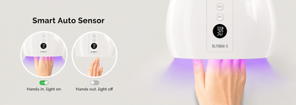Merzuvo™ Cordless UV Nail Lamp – Salon-Grade Fast &amp; Even Curing