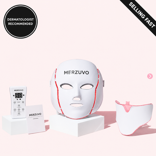 Merzuvo AuraLift Pro™ — Facial Sculpting LED Mask for Jowls & Lower Face