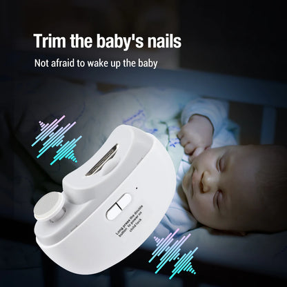 Electric Nail Clipper with LED Light – Safe & Automatic
