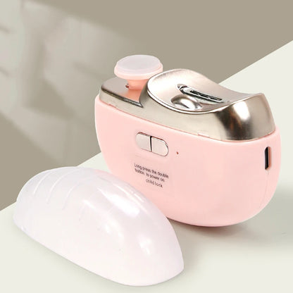 Electric Nail Clipper with LED Light – Safe & Automatic