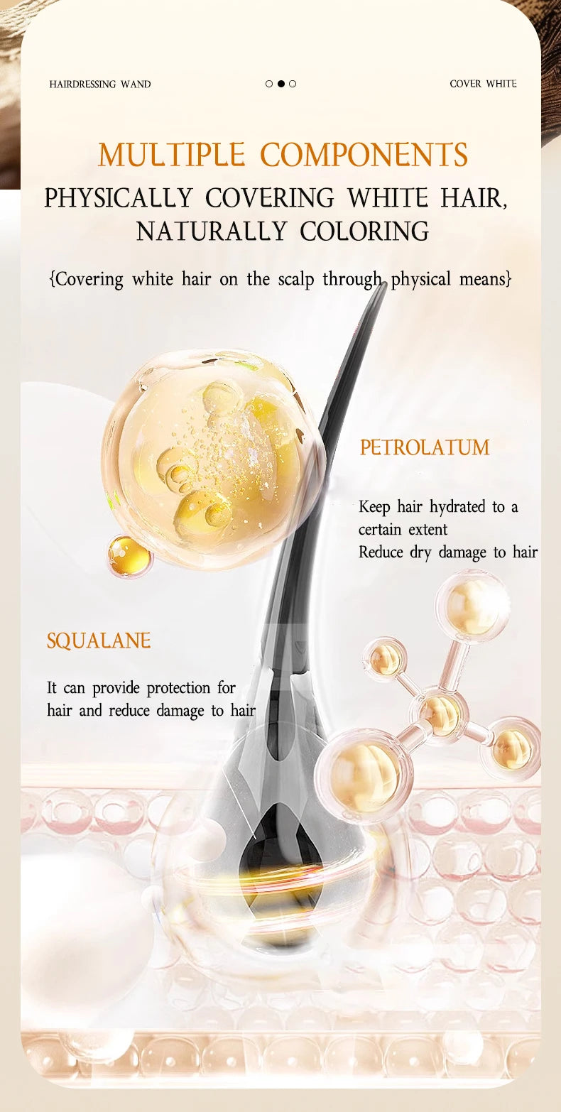 Glide & Cover Comb – Touch-Up Gray Hair in Seconds