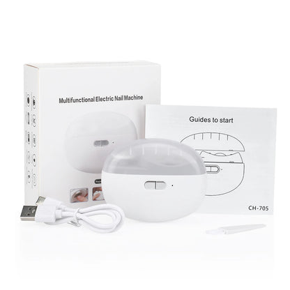 Electric Nail Clipper with LED Light – Safe & Automatic
