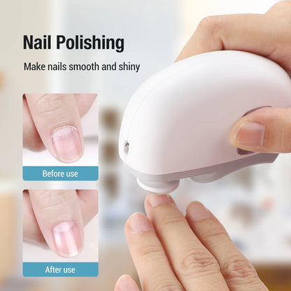 Electric Nail Clipper with LED Light – Safe & Automatic