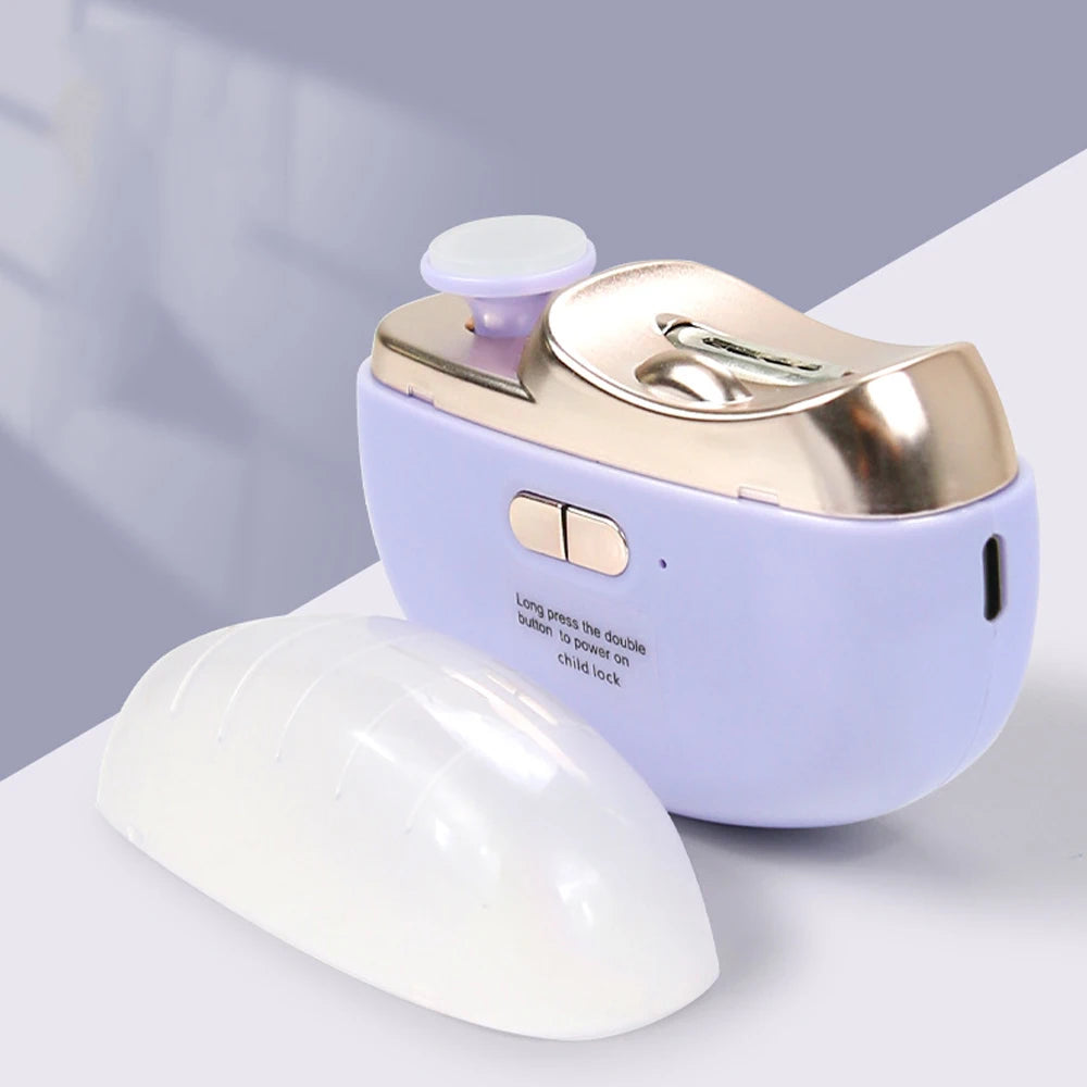 Electric Nail Clipper with LED Light – Safe & Automatic