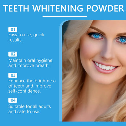 Merzuvo™ Teeth Whitening Powder – Removes Stains & Repairs Enamel