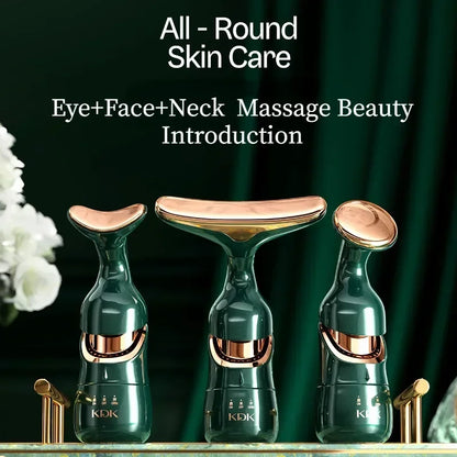 LiftGlow™ 3-in-1 Face & Neck Massager – Smooth & Tighten