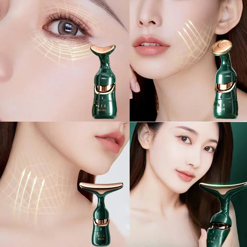 LiftGlow™ 3-in-1 Face & Neck Massager – Smooth & Tighten