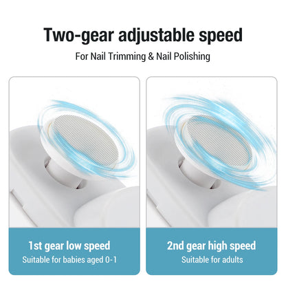 Electric Nail Clipper with LED Light – Safe & Automatic