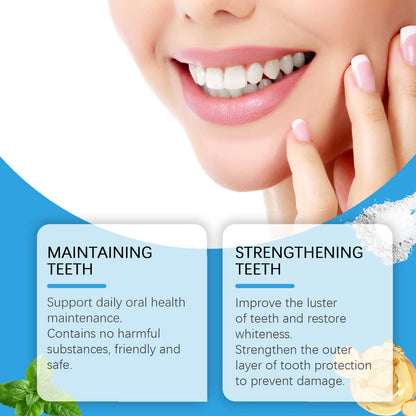 Merzuvo™ Teeth Whitening Powder – Removes Stains & Repairs Enamel